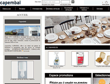 Tablet Screenshot of capembal.fr